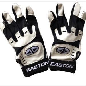 Easton leather batting gloves size medium